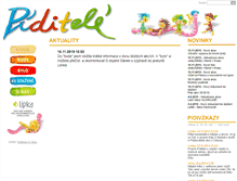 Tablet Screenshot of piditele.lipka.cz
